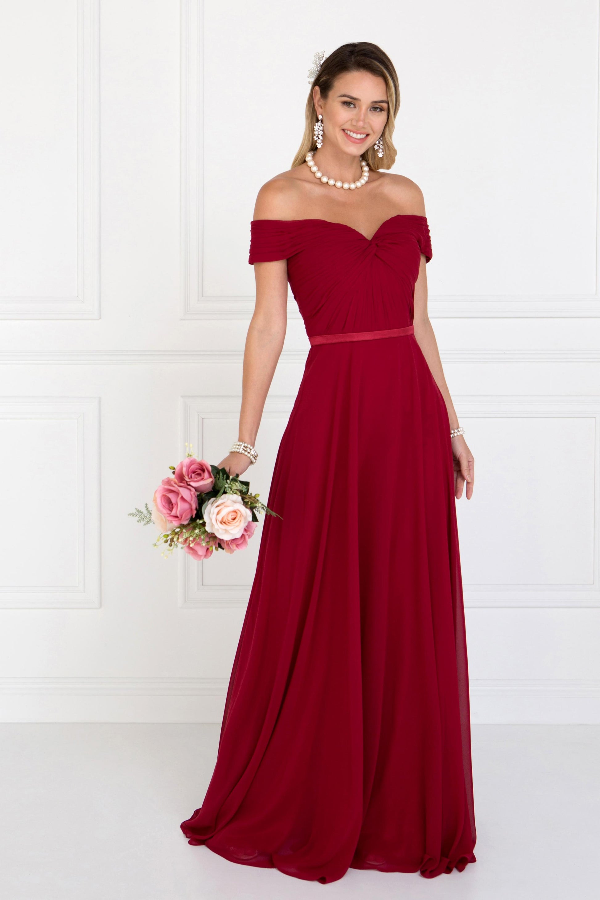 Burgundy lulus Chiffon Dress