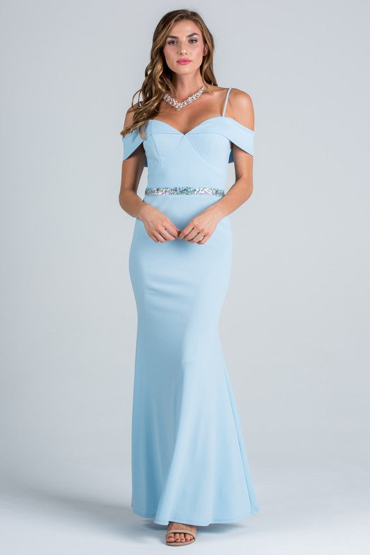 Sky Blue bridesmaid dress