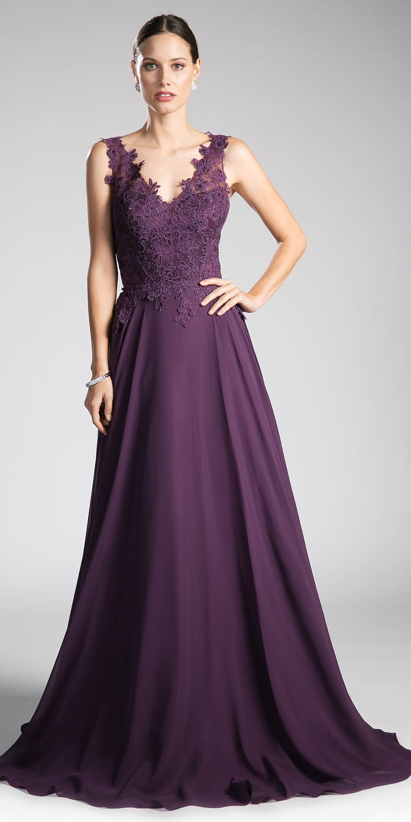 Eggplant Bridesmaid Dress