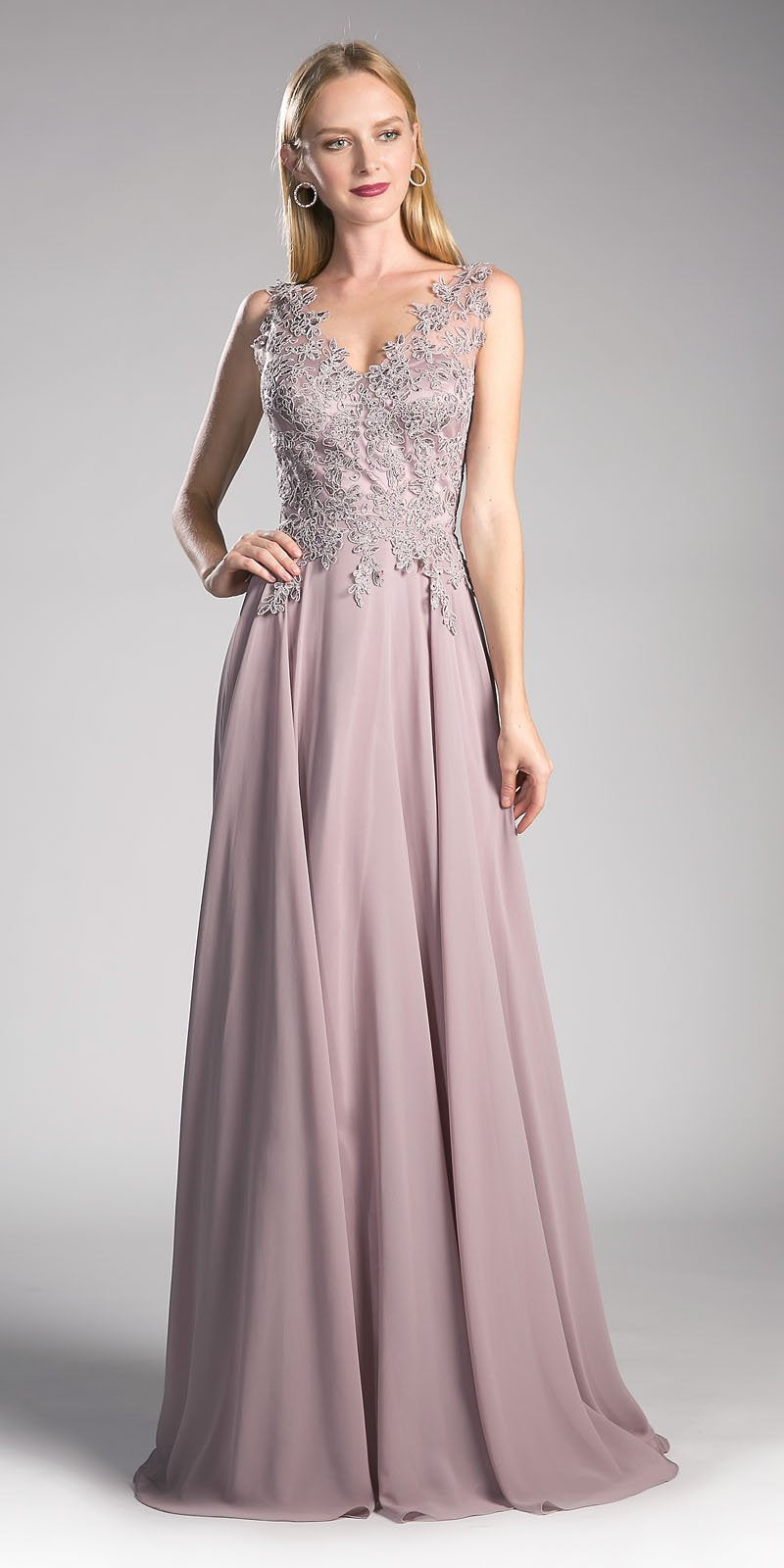 Mauve Mother of the Bride Dress