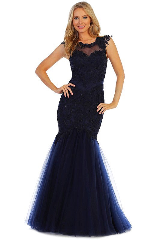 Navy Mermaid Dress