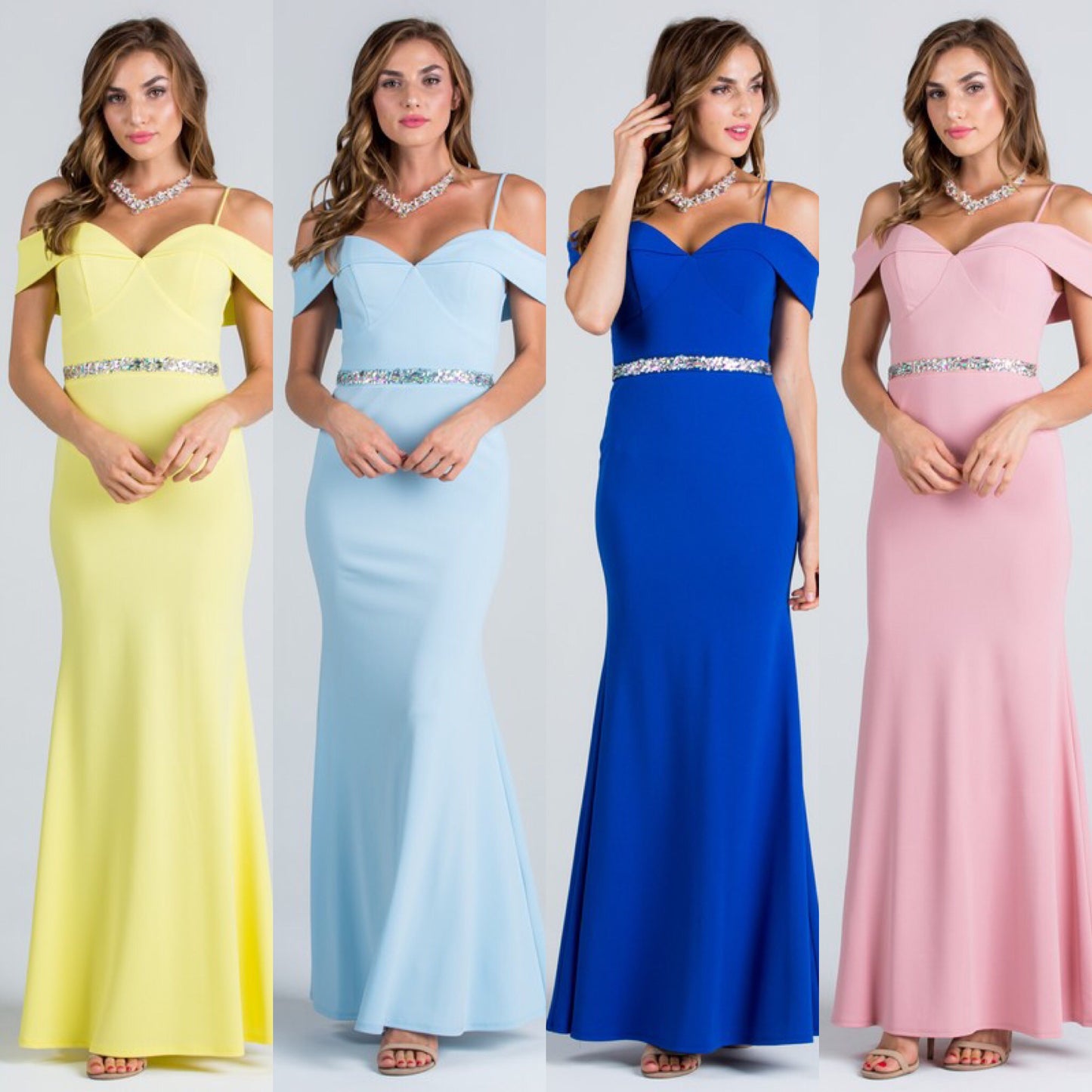 lulus off the shoulder Bridesmaid Dress