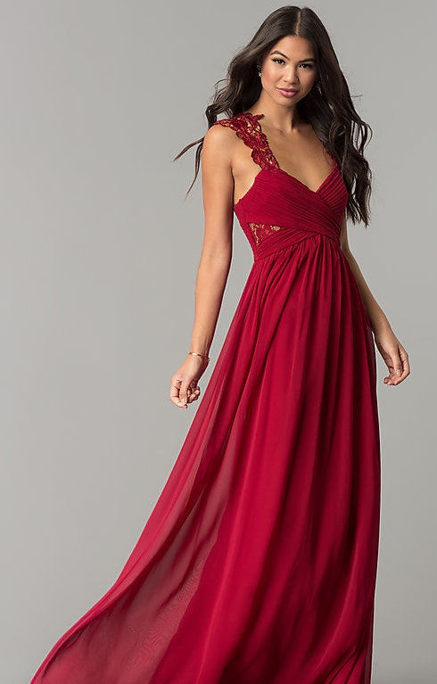 Burgundy Bridesmaid Dress