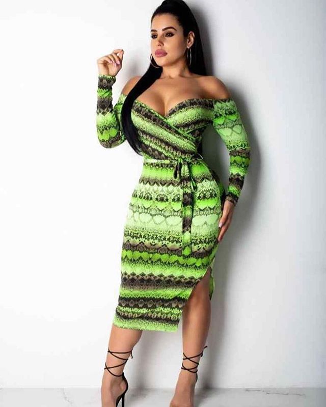 Neon Green Dress