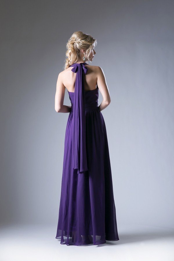 Affordable Versatile Floor Length Convertible Bridesmaid Dress 7 colors XS - 3XL