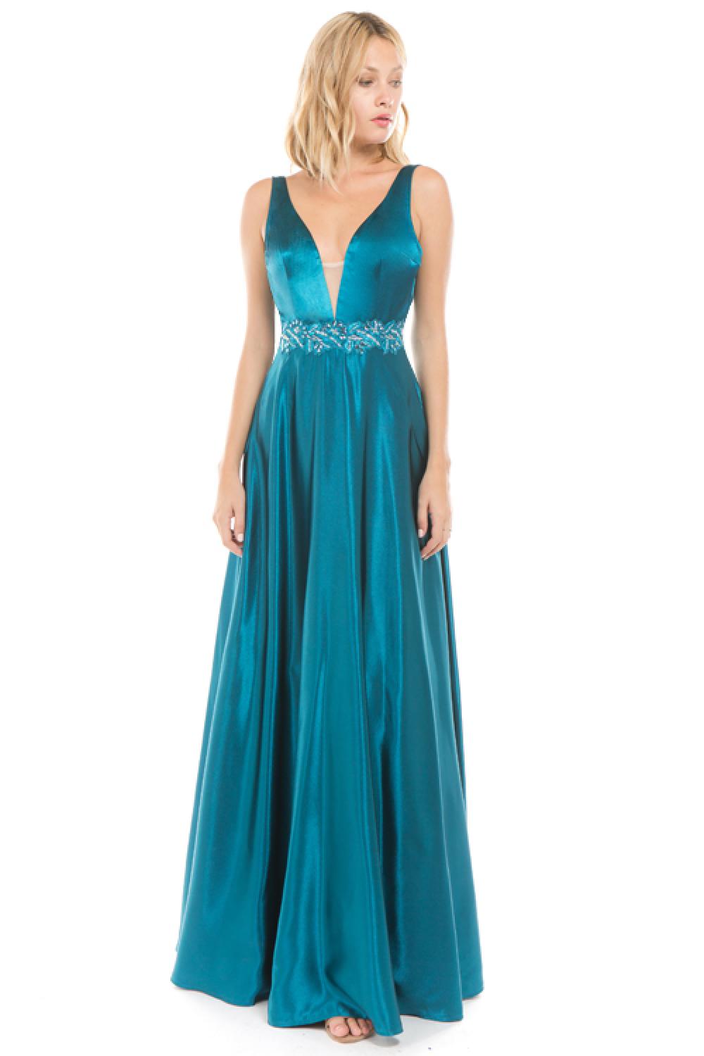 Teal Bridesmaid Dress