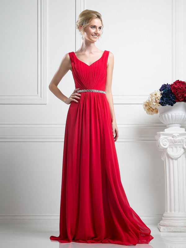 Affordable pleated classy Party Prom Bridesmaid dress in 5 colors 4- 18