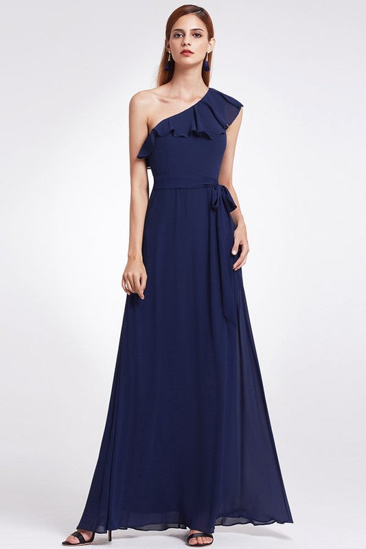 One Shoulder Bridesmaid Dress